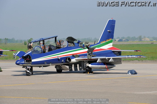 2009-04-15 San Damiano - 50 Stormo 139 PAN - Frecce Tricolori